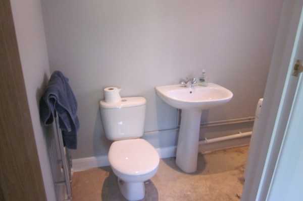 New downstairs cloakroom